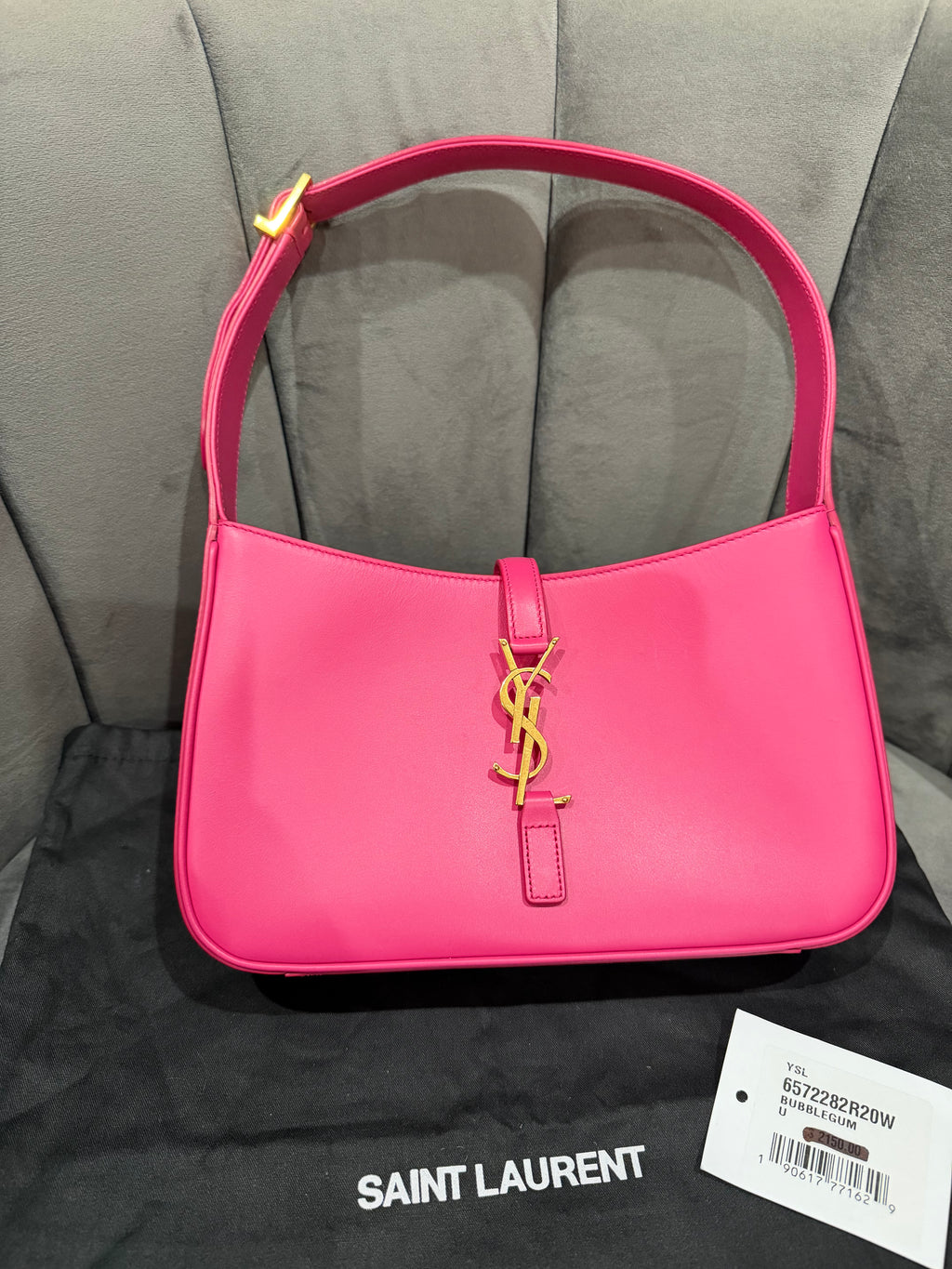 NWT Saint Laurent YSL Le 5 A 7 Hobo Bag – Pink