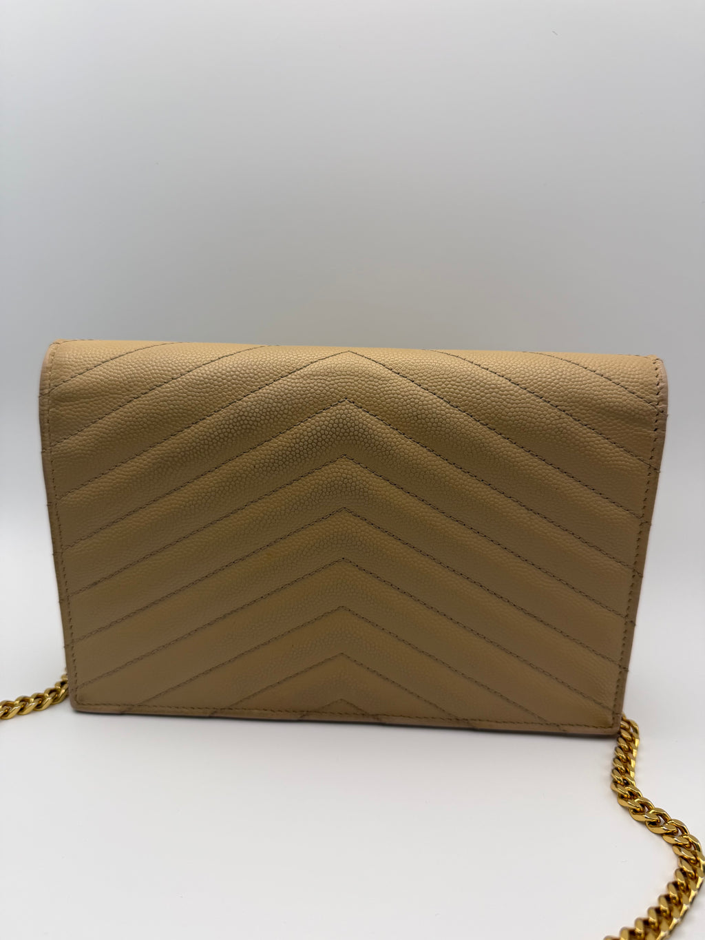 YSL Cassandre envelope flap wallet on chain