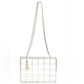 Rare Chanel Lucite and CC charm beaded clutch bag