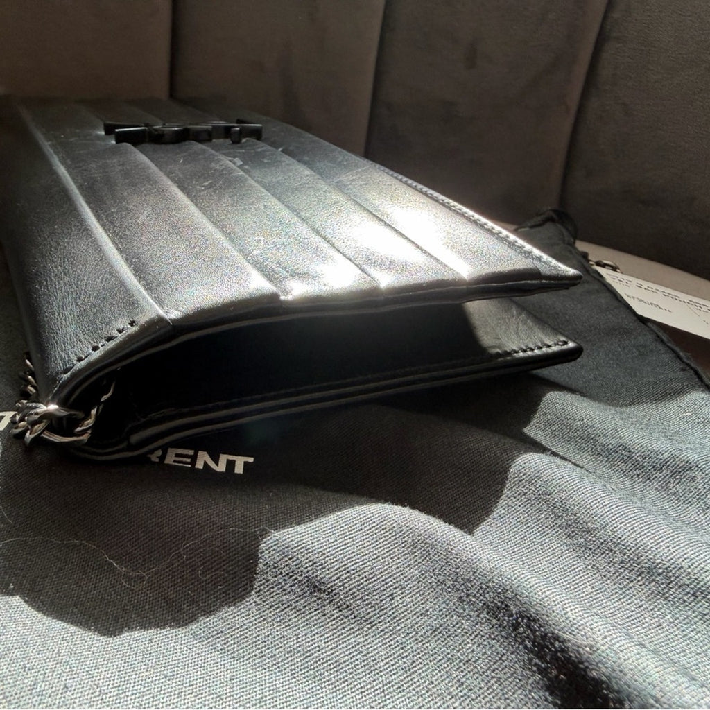 SAINT LAURENT Smoking YSL Monogram Clutch Bag