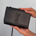 Yves Saint Laurent So Black Leather Chain Crossbody Bag