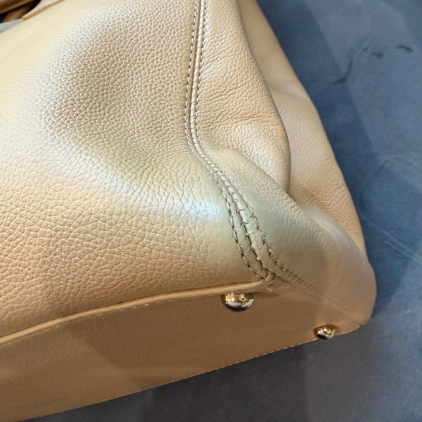 CHANEL Cerf Executive Tote Bag Beige