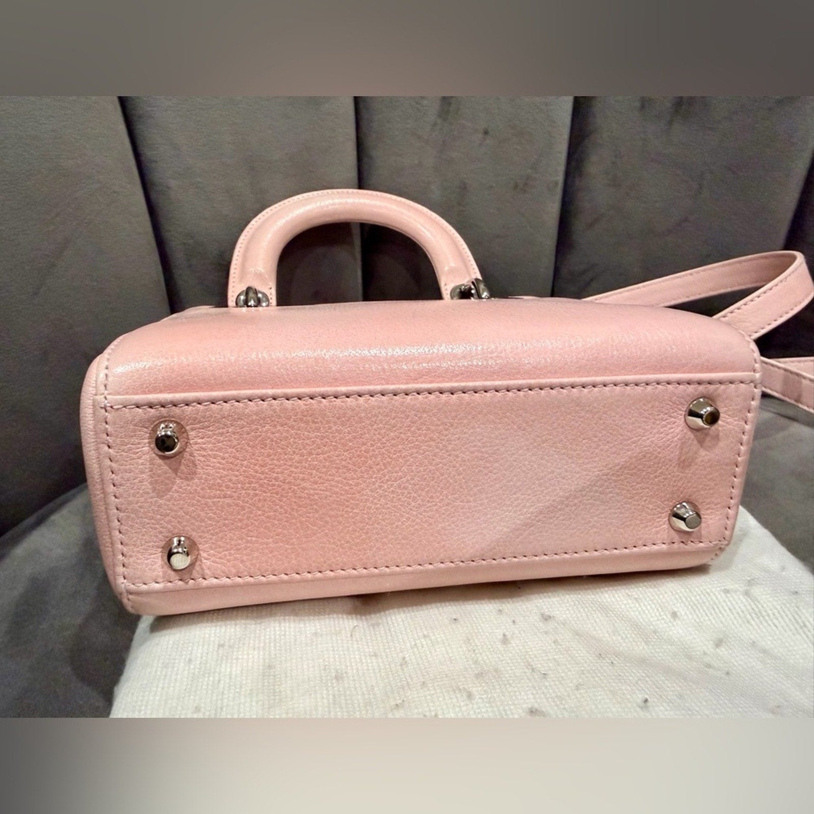 Christian Dior Lady Dior Pink Embroidered Sequin Floral Limited Edition Bag