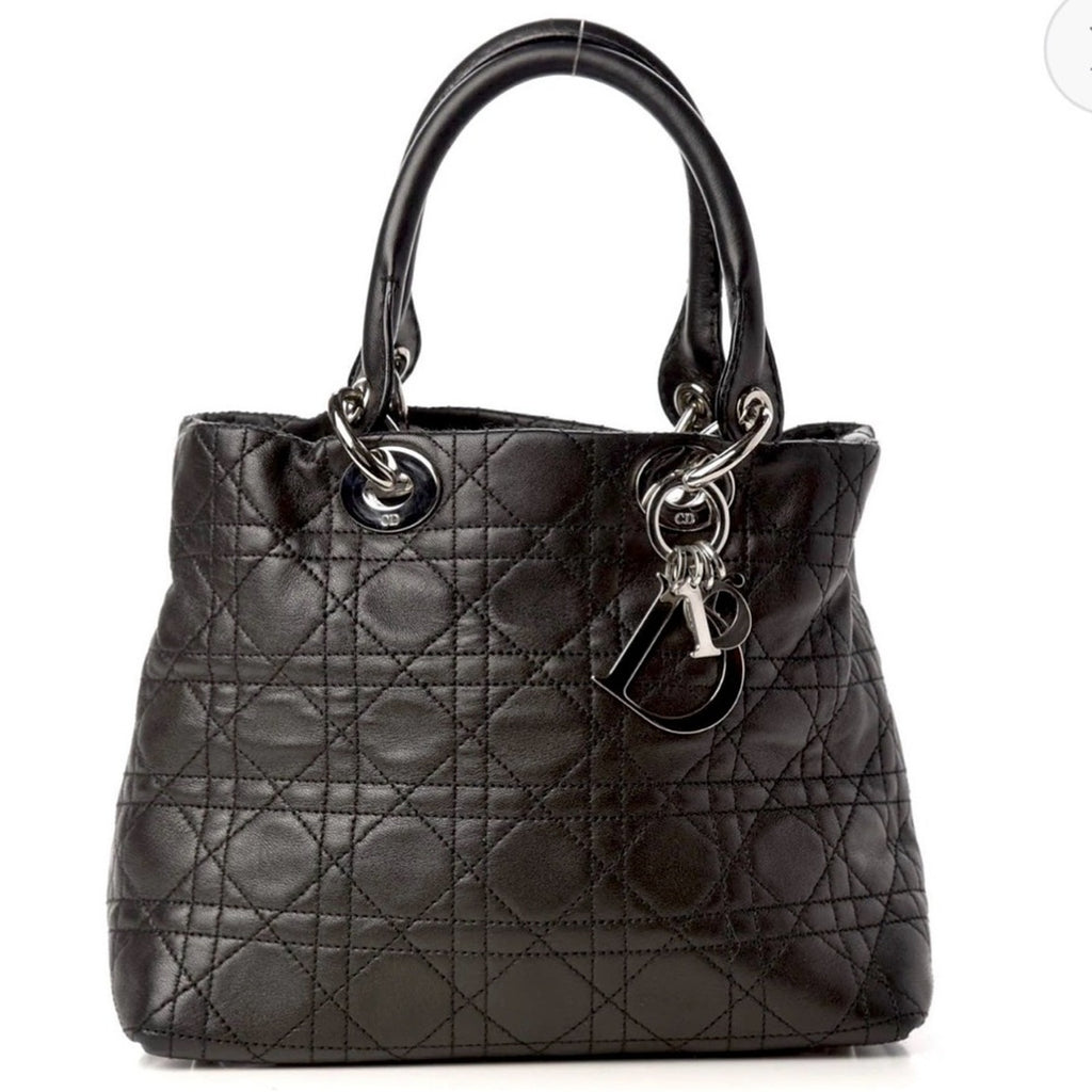 Lady Dior Soft Tote Bag Cannage
