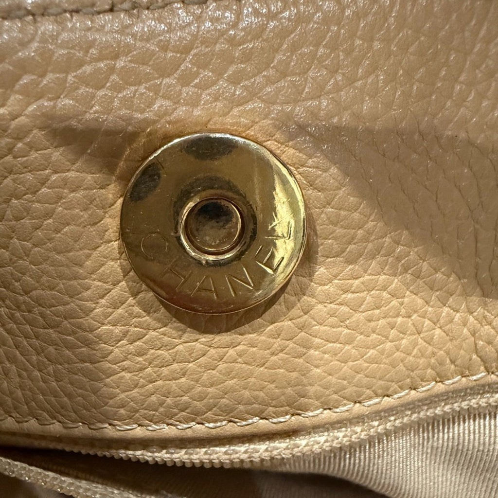 CHANEL Cerf Exec Tote Bag 24k Gold