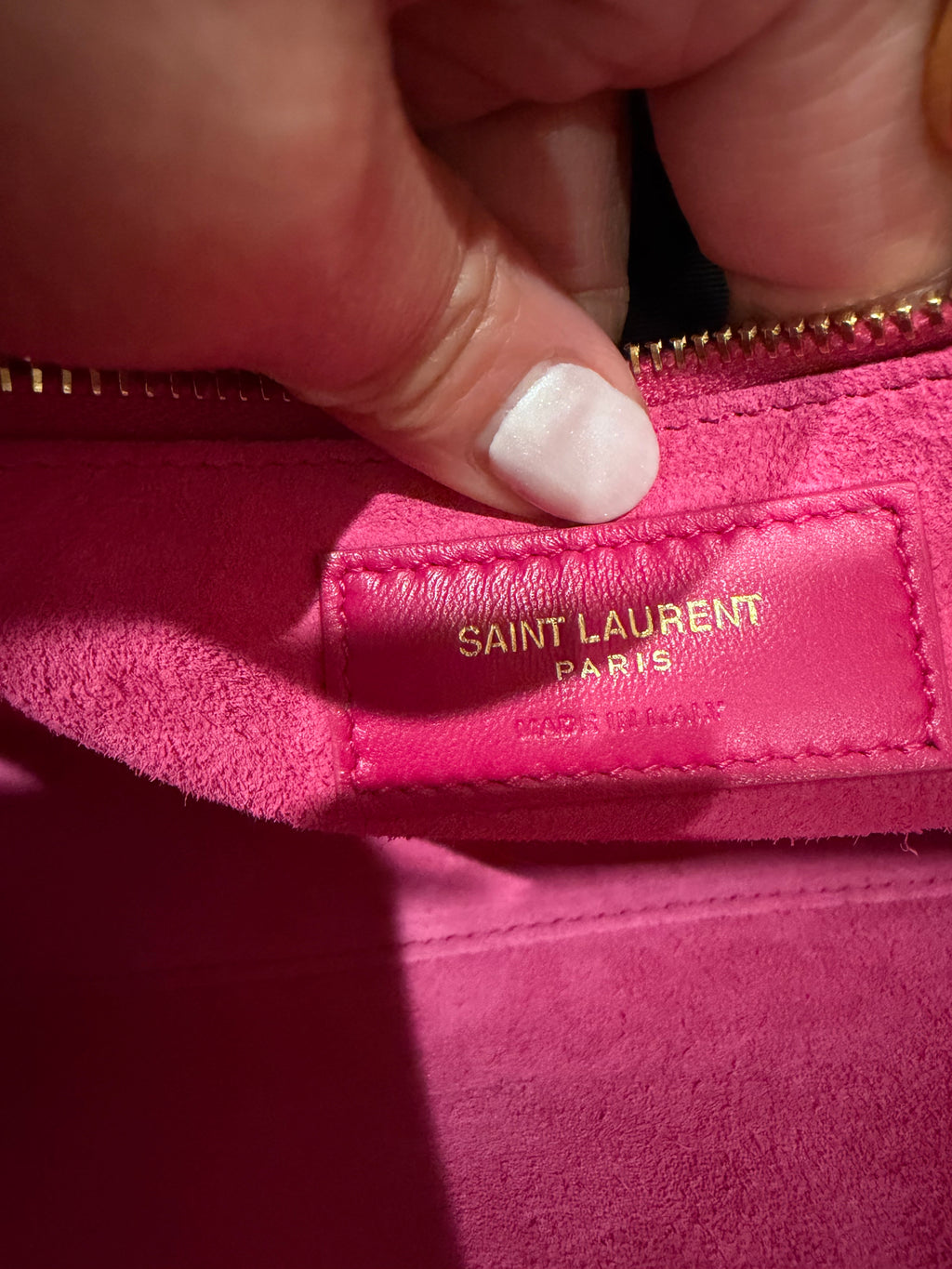 NWT Saint Laurent YSL Le 5 A 7 Hobo Bag – Pink