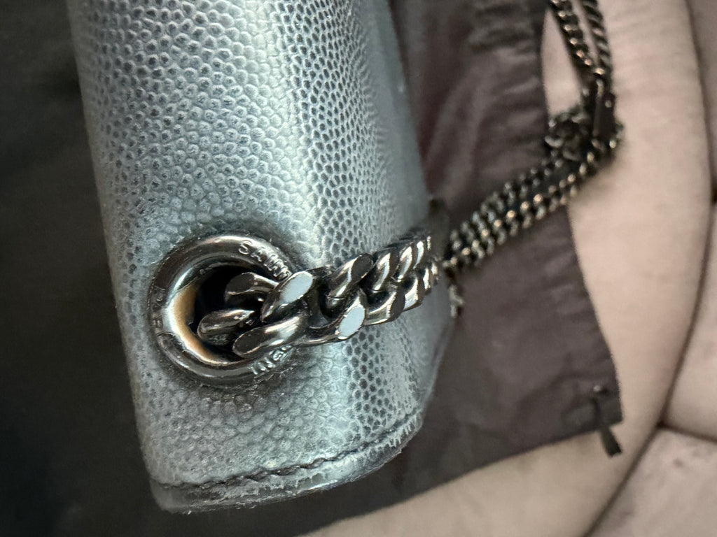 Yves Saint Laurent So Black Leather Chain Crossbody Bag