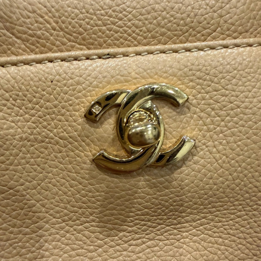 CHANEL Cerf Exec Tote Bag 24k Gold