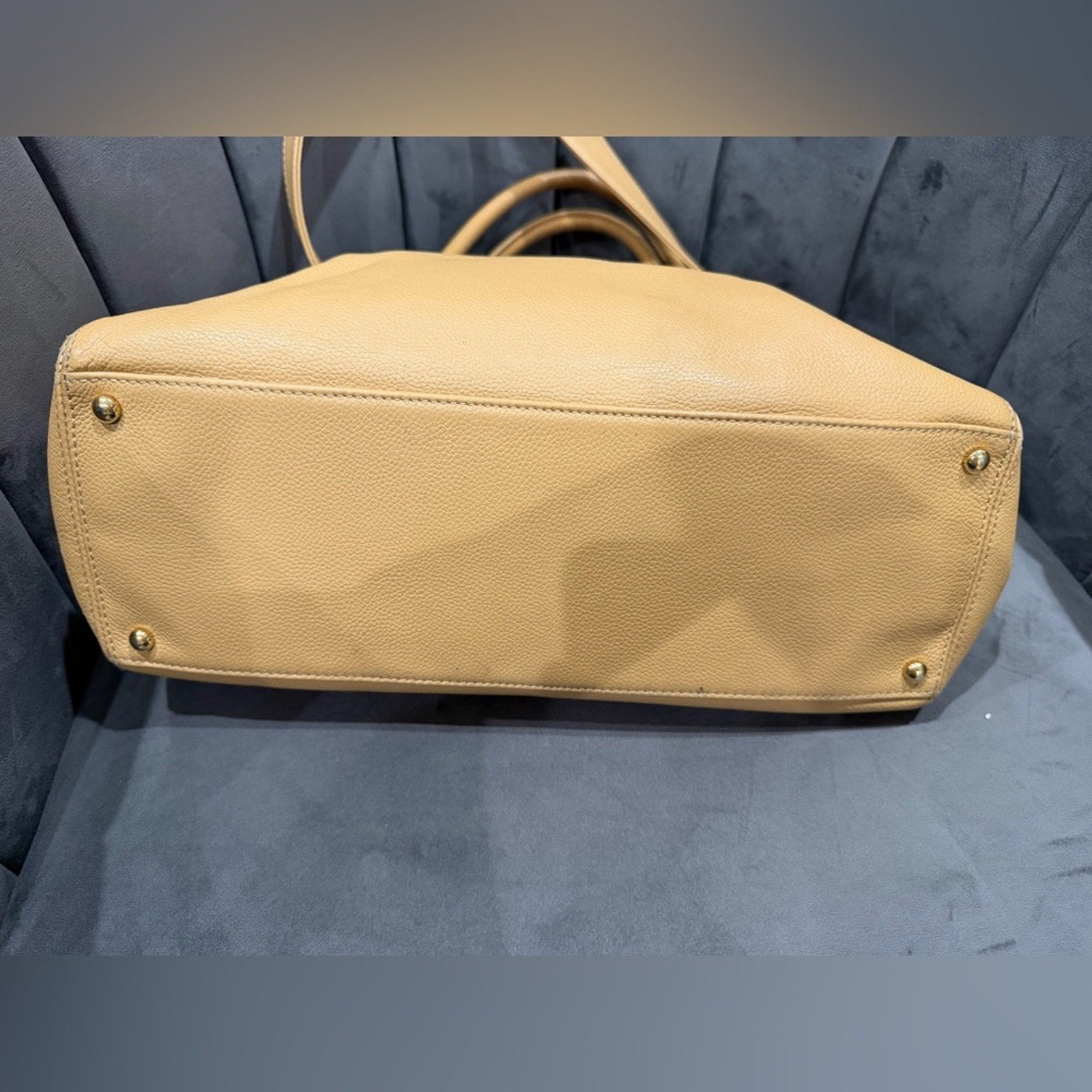 CHANEL Cerf Exec Tote Bag 24k Gold