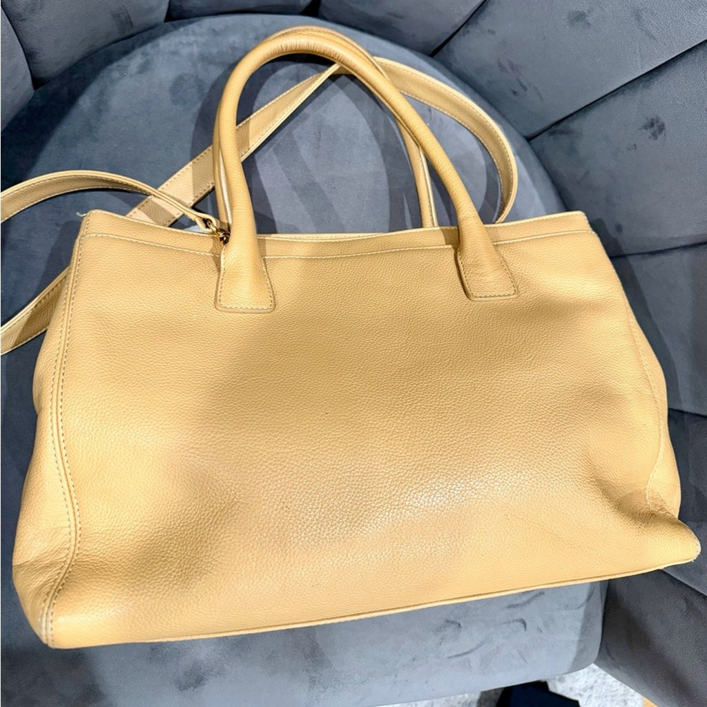 CHANEL Cerf Exec Tote Bag 24k Gold