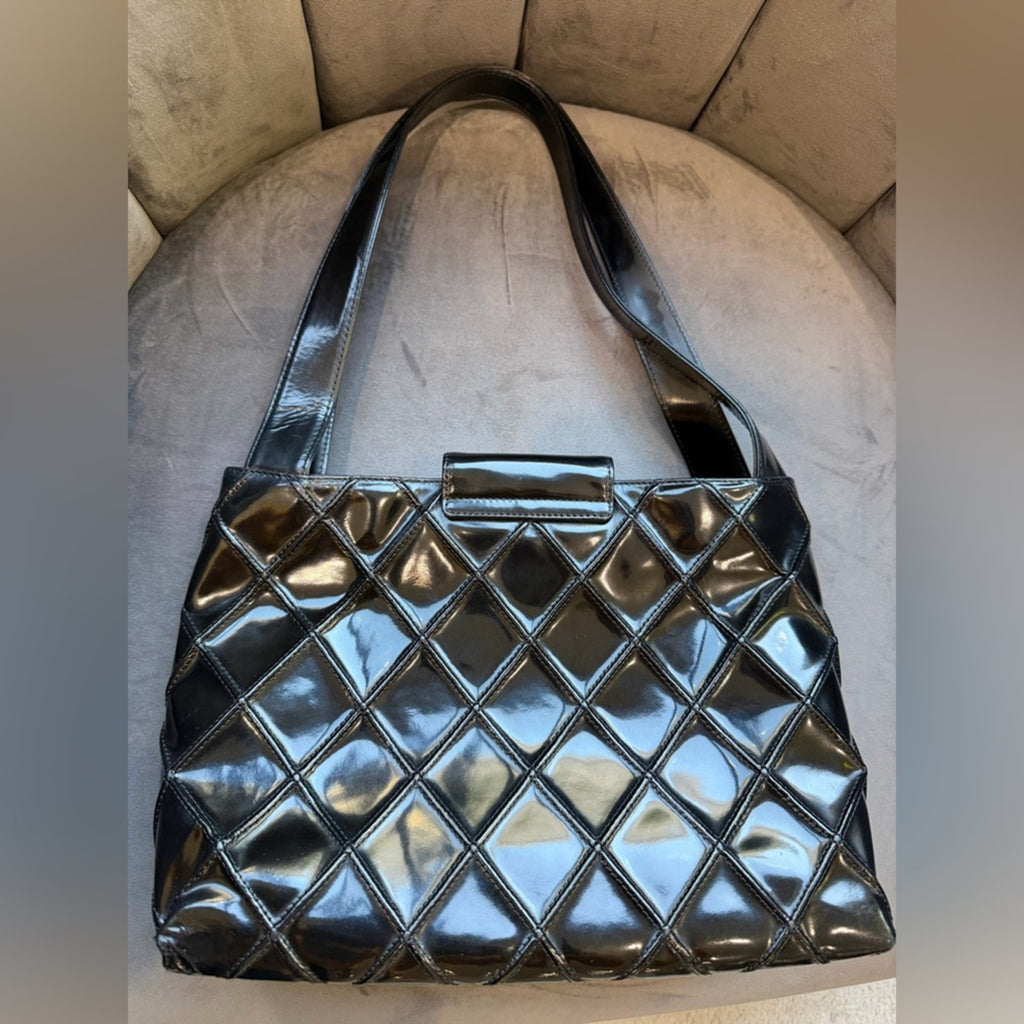CHANEL Vintage Kelly Turn Lock Shoulder Bag