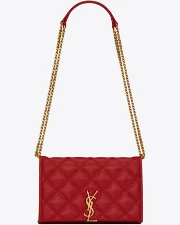 Yves Saint Laurent Becky Red Small Crossbody