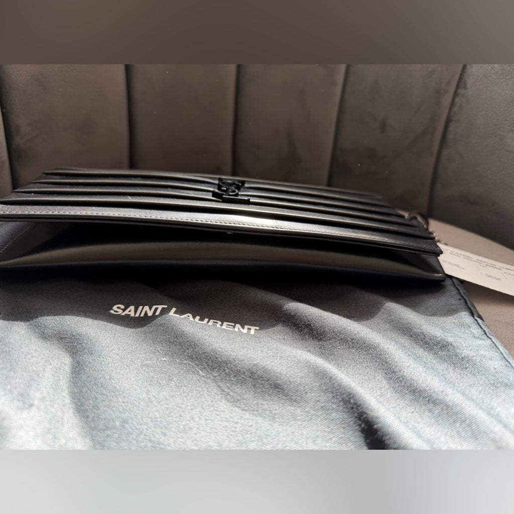 SAINT LAURENT Smoking YSL Monogram Clutch Bag