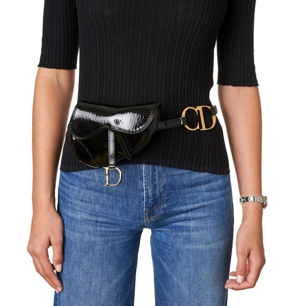 Vintage Dior Saddle Belt Waist Bag by Galliano