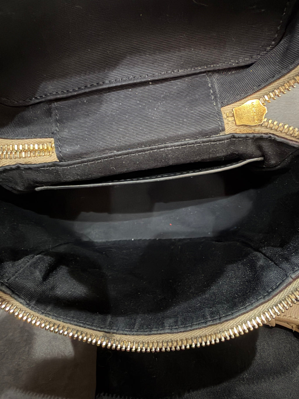 YVES SAINT LAURENT 80s Vanity Bag in Beige