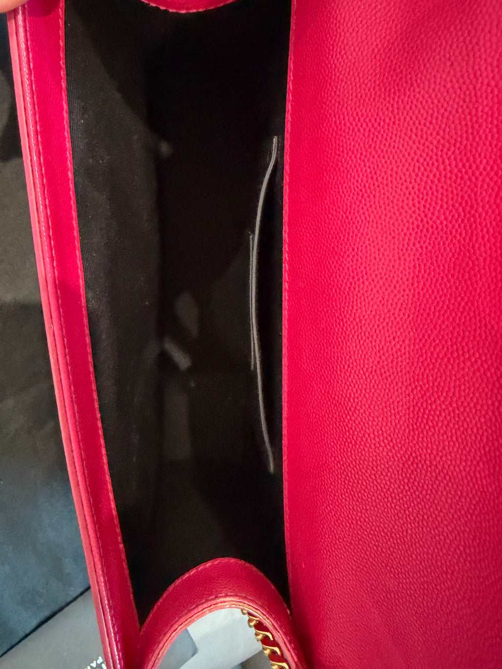 YSL Kate Medium Barbie Pink Grained Leather Crossbody
