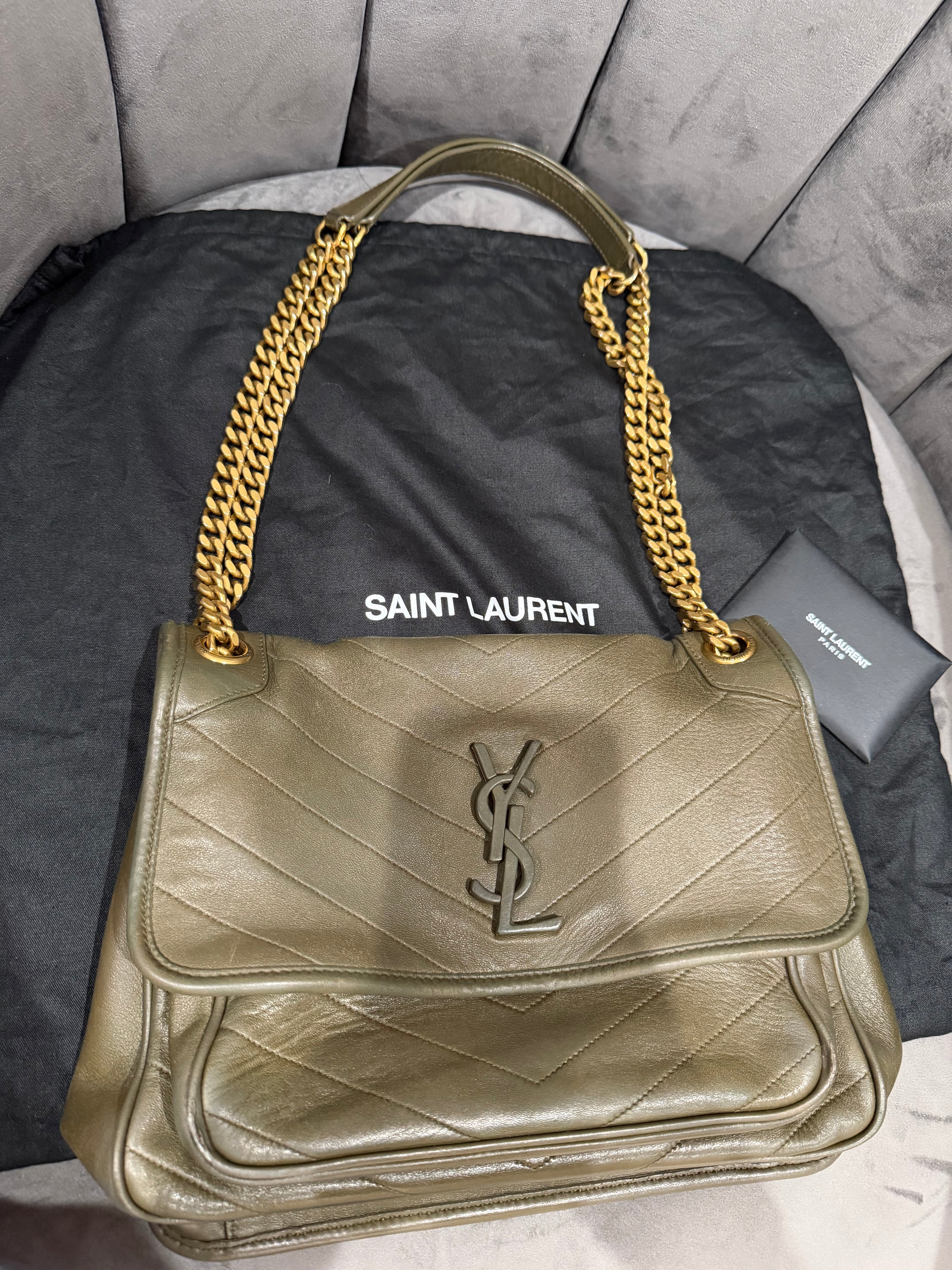 Saint Laurent Niki Chain Flap Bag in Medium