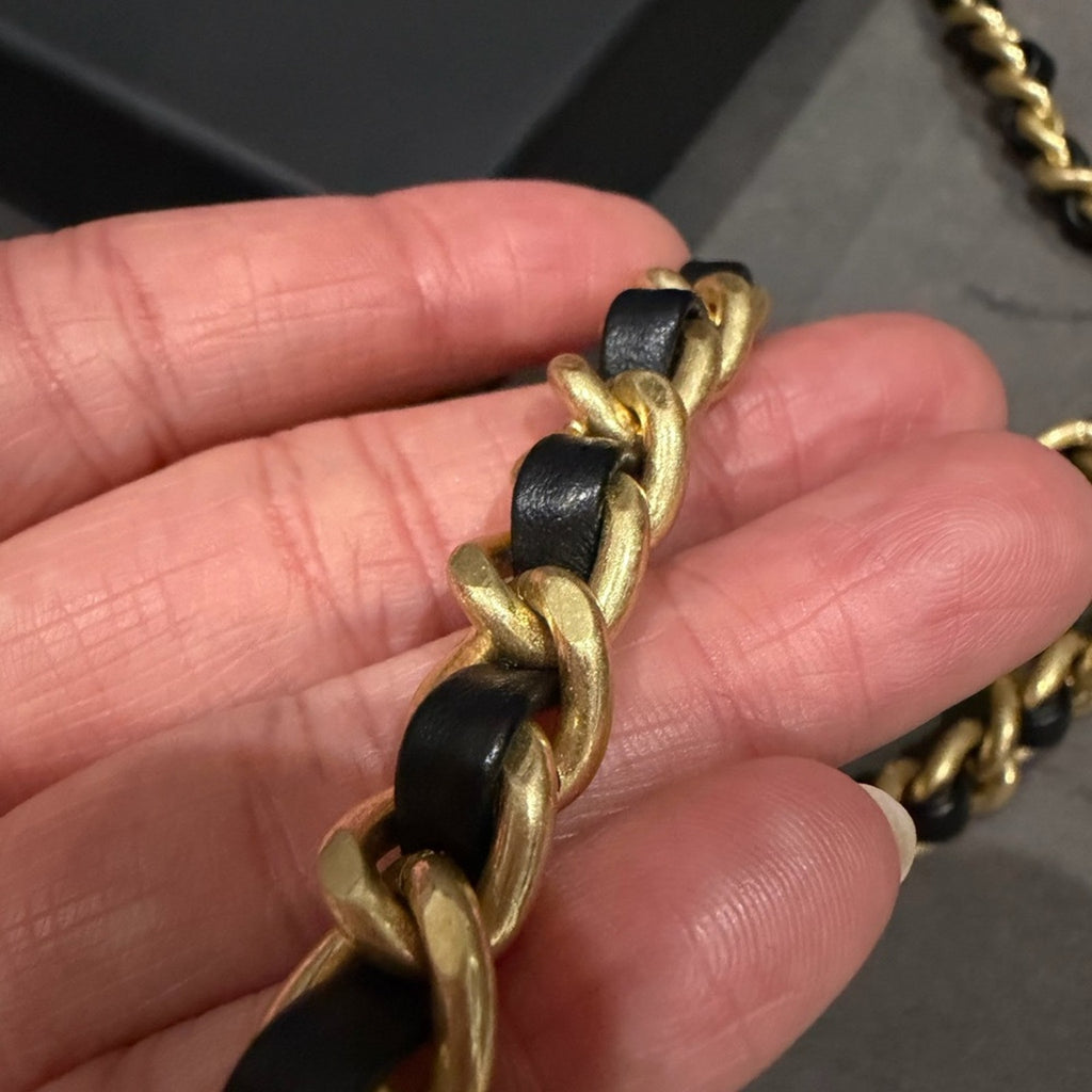Chanel Medallion Triple Strand Necklace & Belt