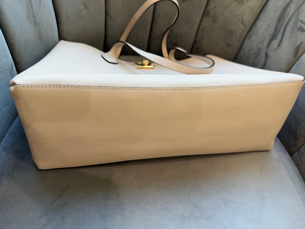 Louis Vuitton LockMe Shopping Tote Beige