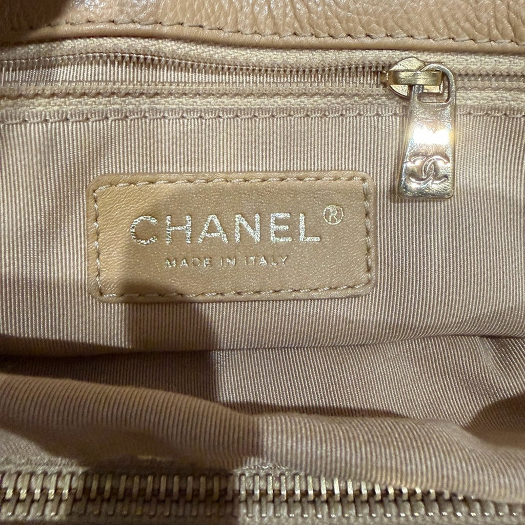 CHANEL Cerf Exec Tote Bag 24k Gold