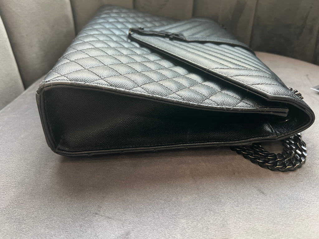 YSL Large Mixed Matelasse Shoulder Bag
