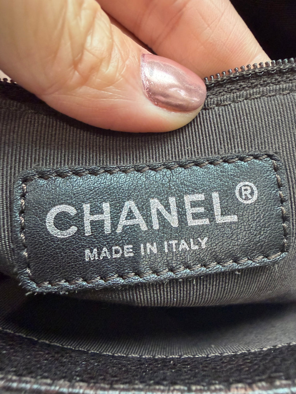 CHANEL Caviar Grand Shopping Tote Bag GST Dark Brown