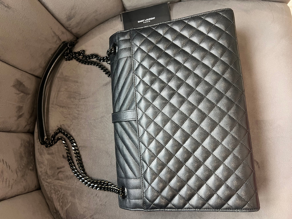 YSL Large Mixed Matelasse Shoulder Bag
