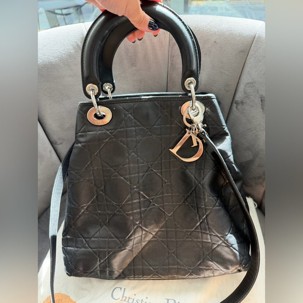 Lady Dior Soft Tote Bag Cannage