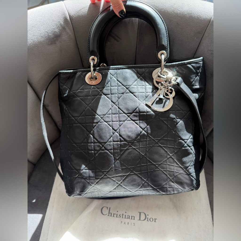 Lady Dior Soft Tote Bag Cannage