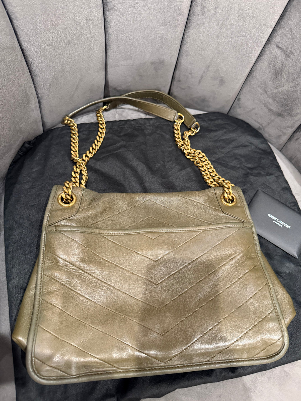 Saint Laurent Niki Chain Flap Bag in Medium
