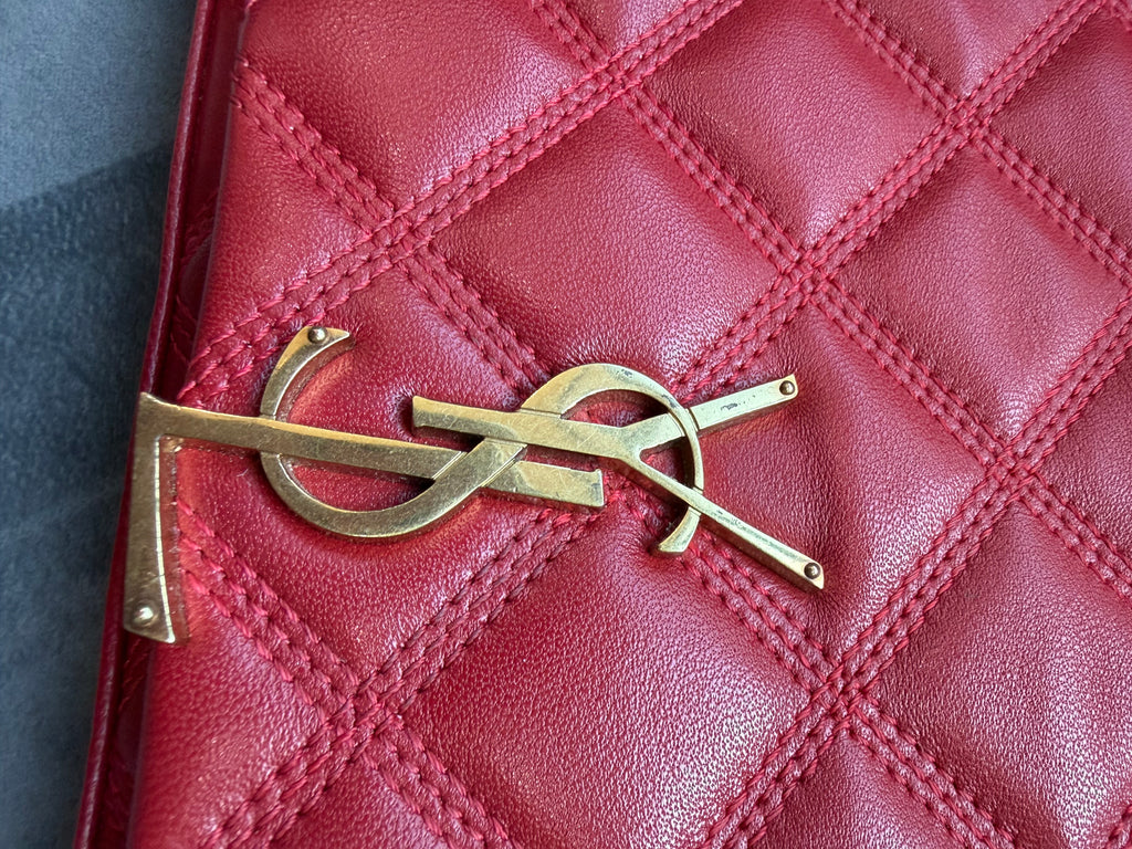 Yves Saint Laurent Becky Red Small Crossbody