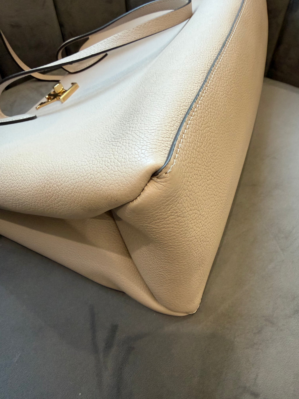 Louis Vuitton LockMe Shopping Tote Beige