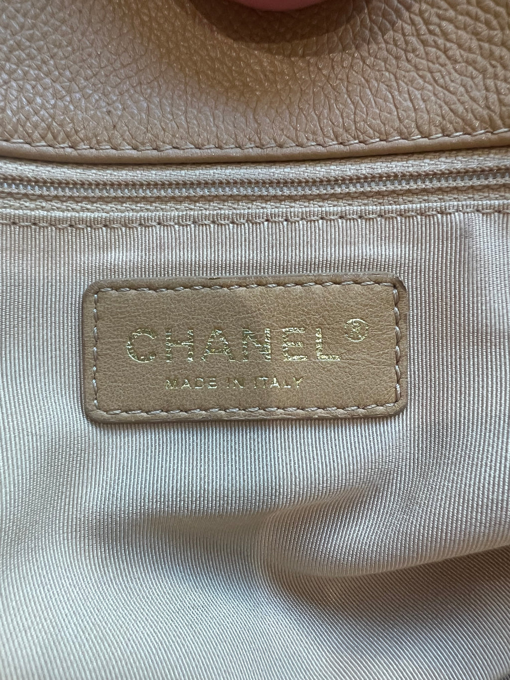 CHANEL Cerf Exec Tote Bag 24k Gold