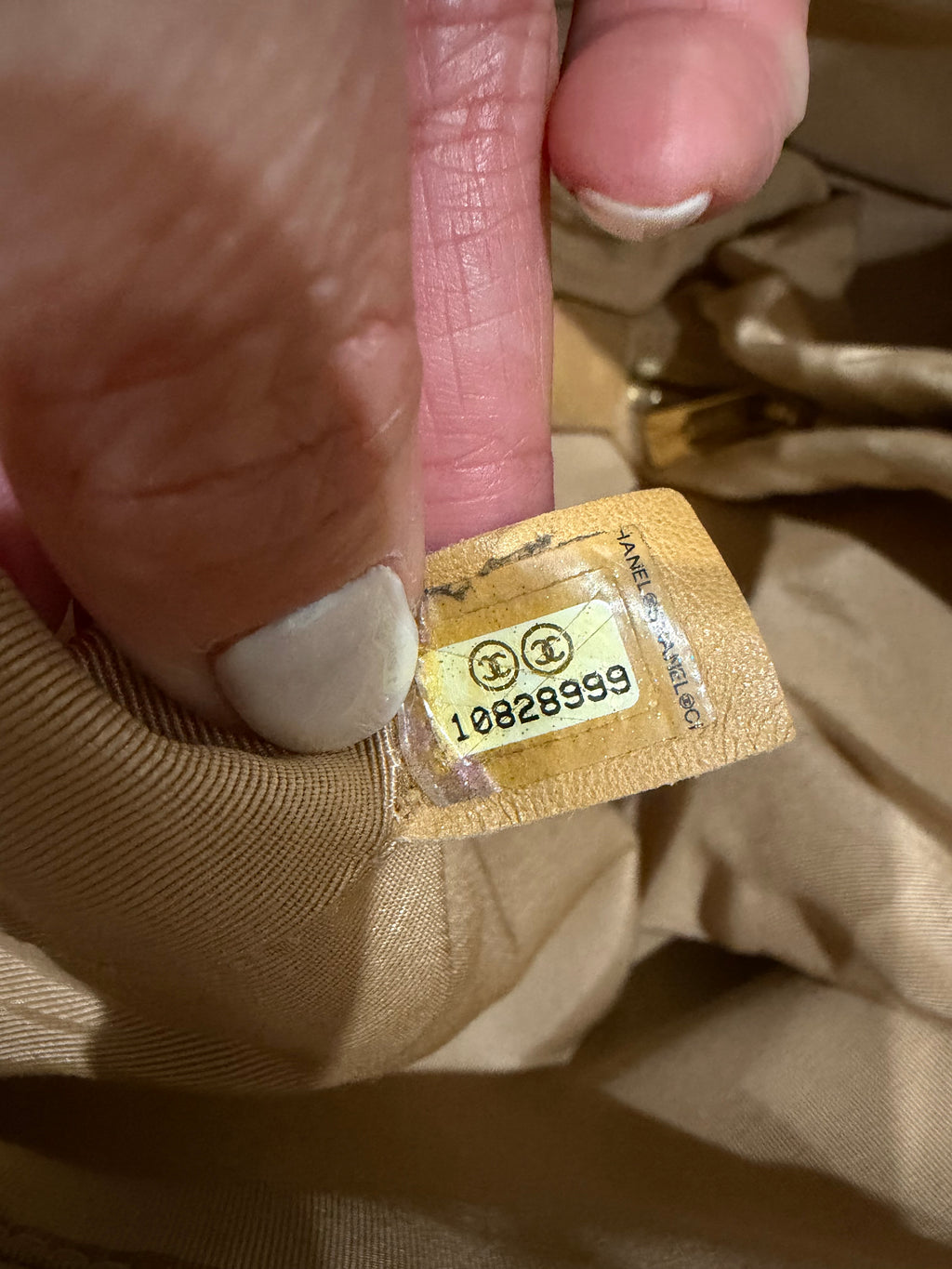 CHANEL Cerf Exec Tote Bag 24k Gold