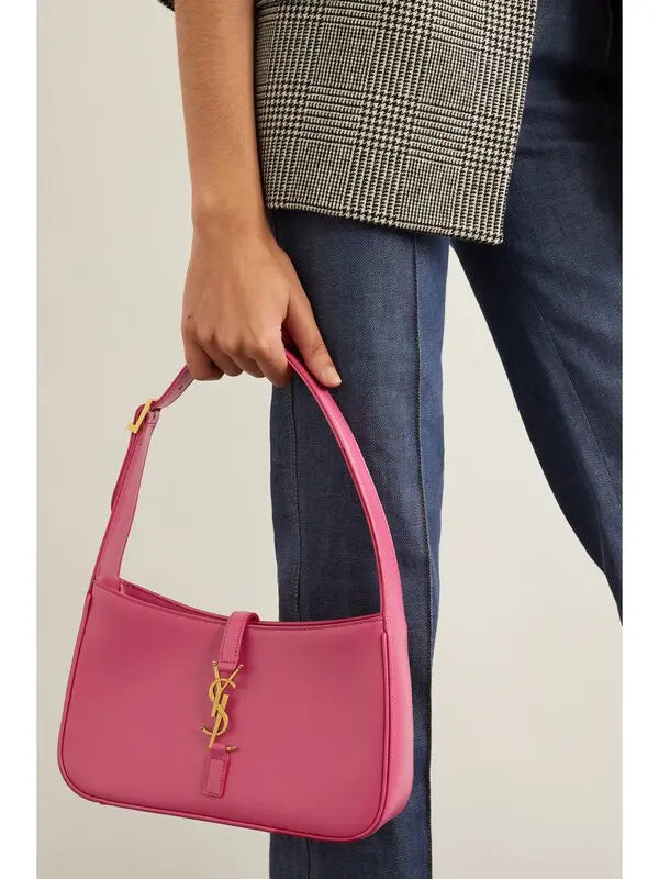 NWT Saint Laurent YSL Le 5 A 7 Hobo Bag – Pink