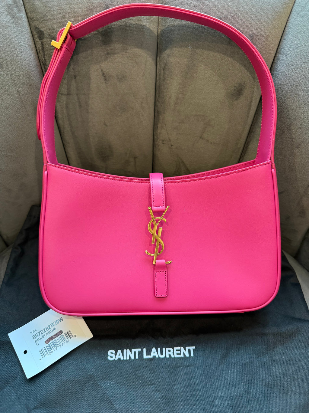 NWT Saint Laurent YSL Le 5 A 7 Hobo Bag – Pink