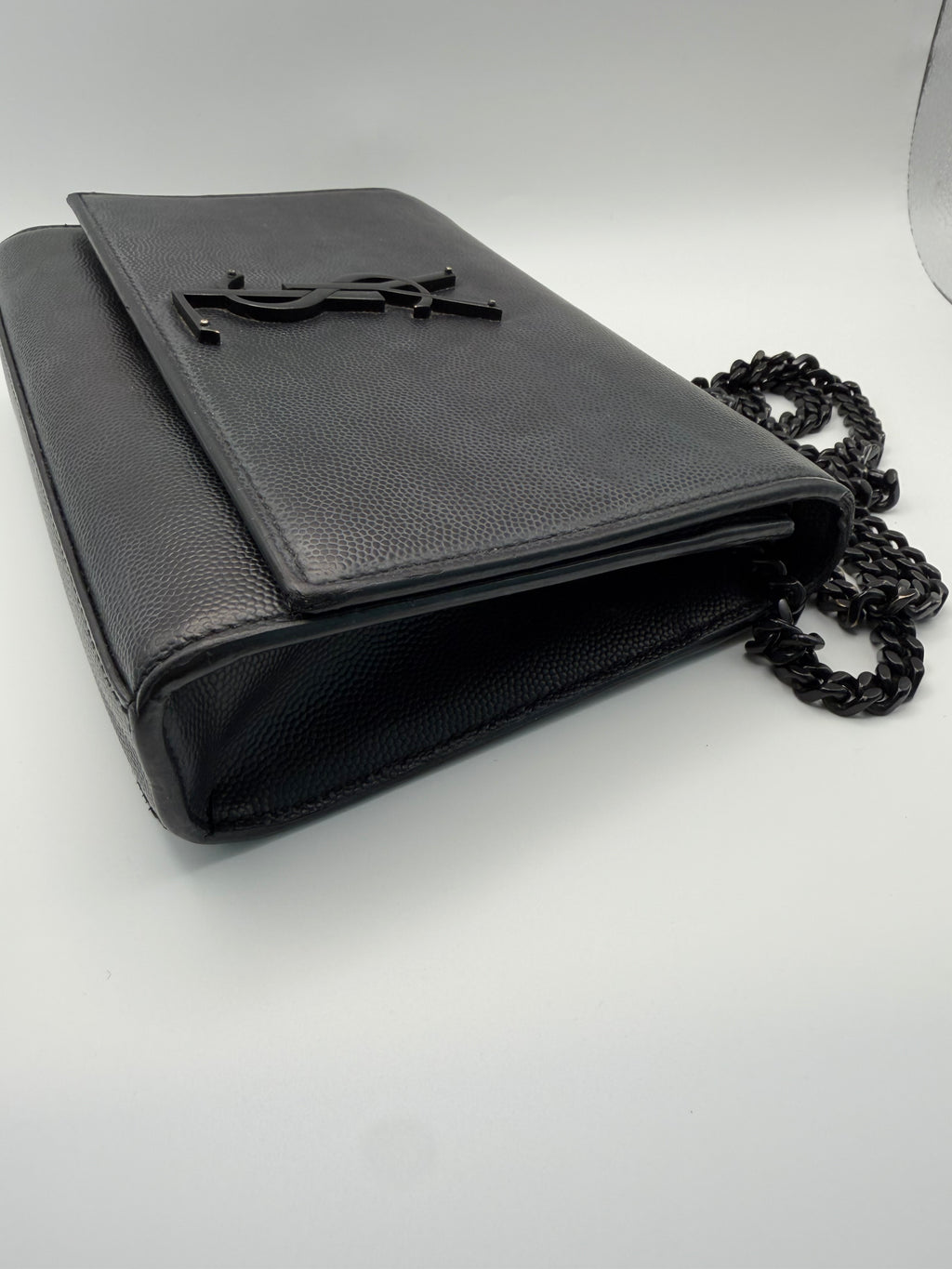 Yves Saint Laurent So Black Leather Chain Crossbody Bag