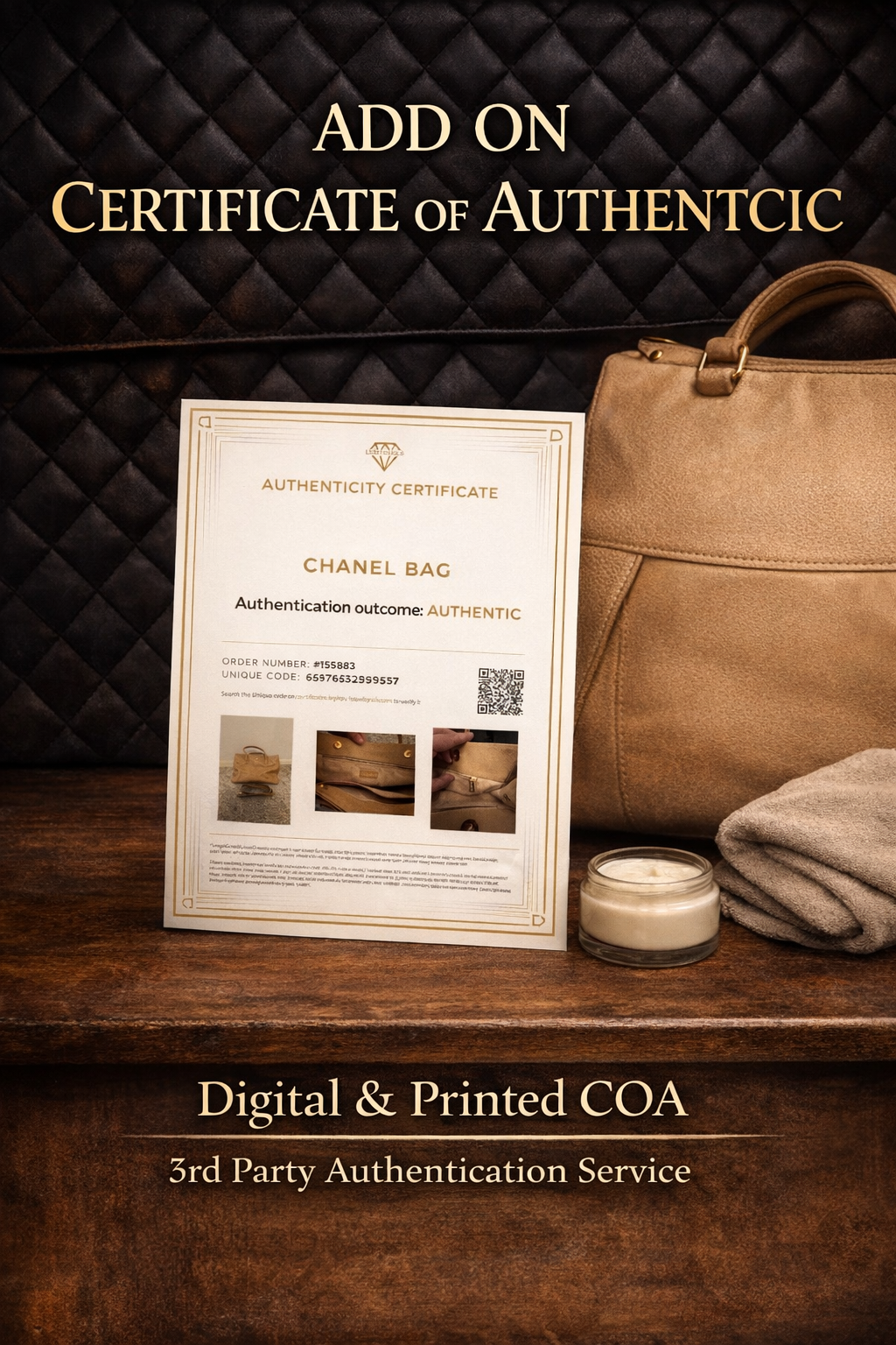 Add On: Certificate of Authenticity (COA)