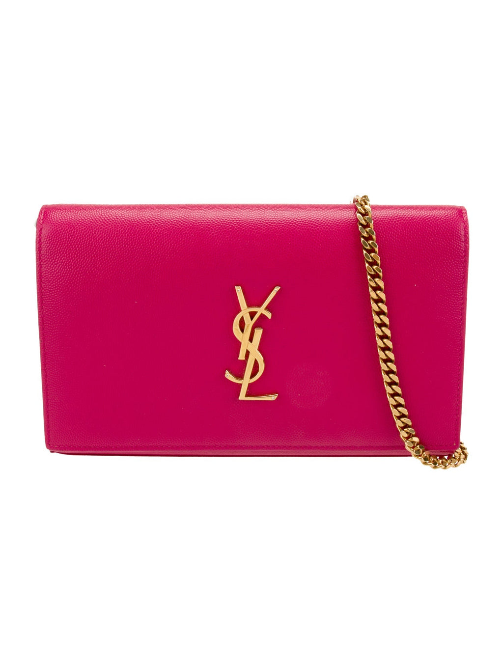 YSL Kate Medium Barbie Pink Grained Leather Crossbody