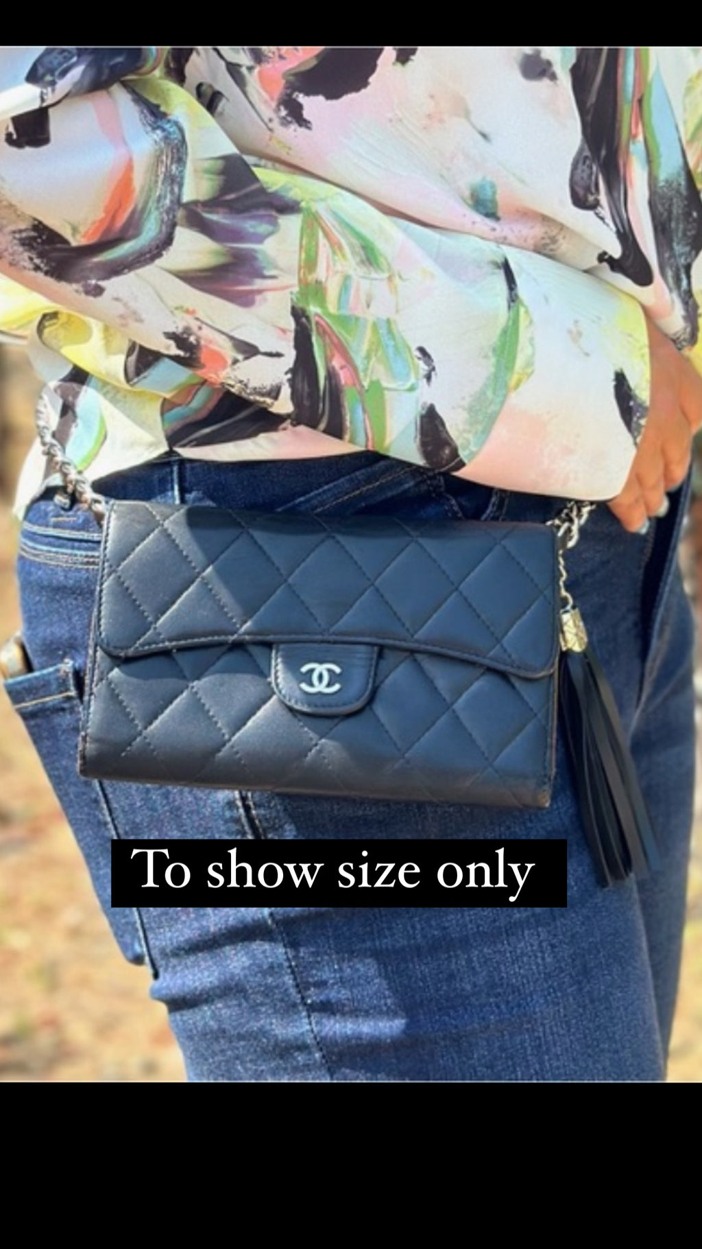 Chanel timeless wallet on chain