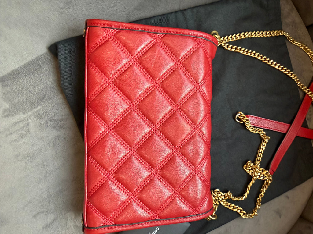 Yves Saint Laurent Becky Red Small Crossbody