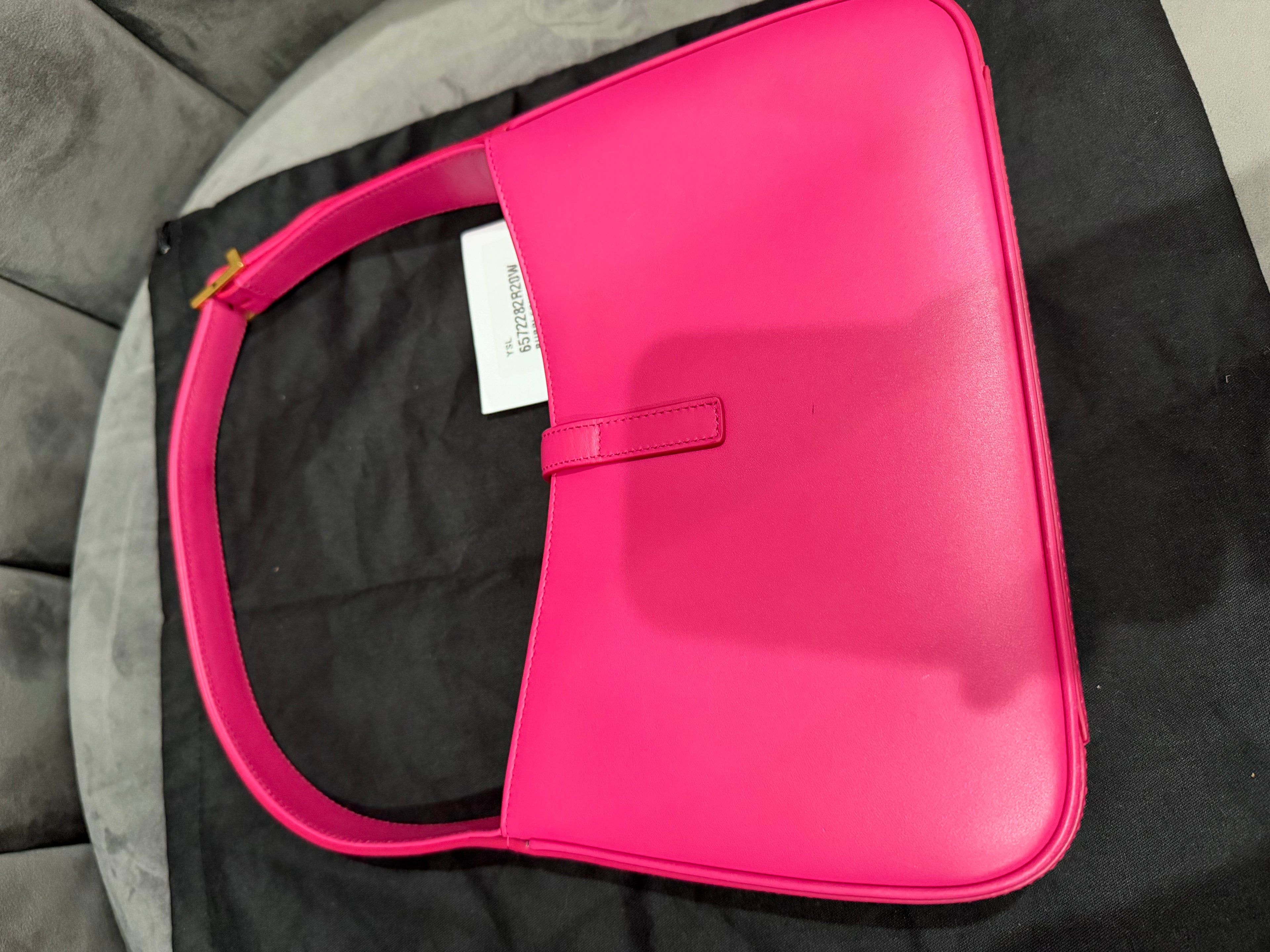NWT Saint Laurent YSL Le 5 A 7 Hobo Bag – Pink