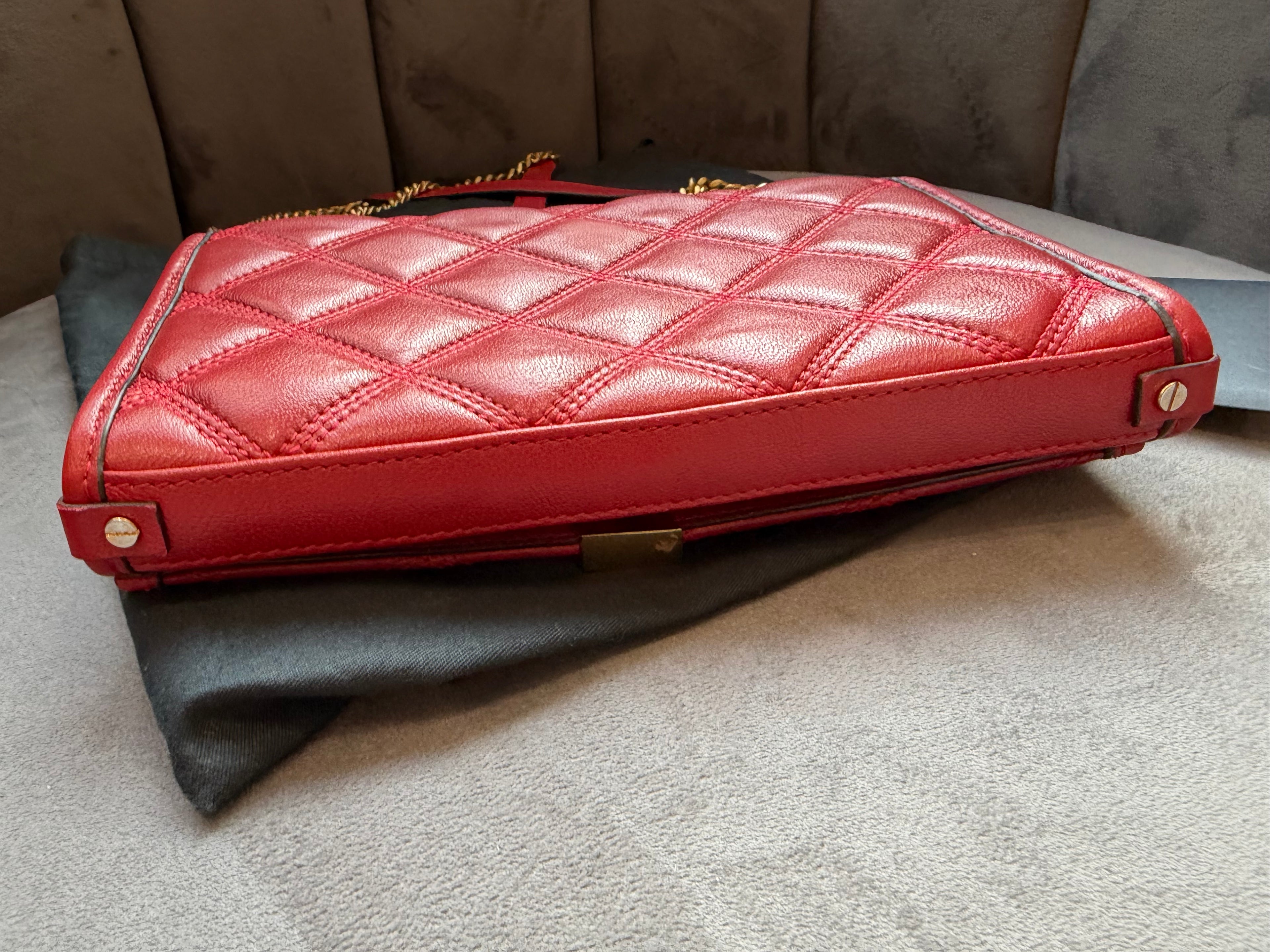 Yves Saint Laurent Becky Red Small Crossbody