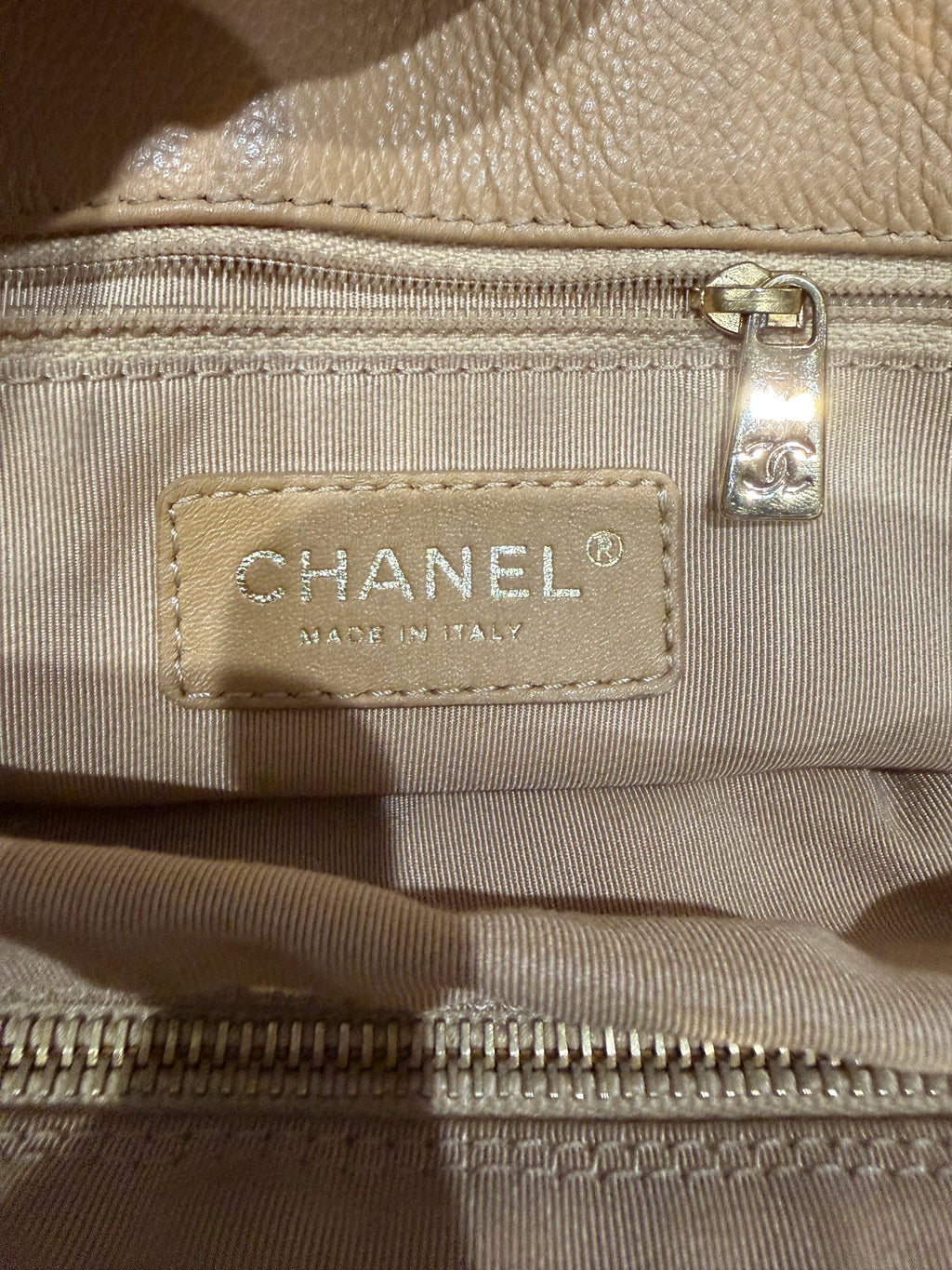 CHANEL Cerf Exec Tote Bag 24k Gold