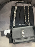 Yves Saint Laurent Sunset grained crossbody bag