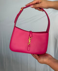 NWT Saint Laurent YSL Le 5 A 7 Hobo Bag – Pink