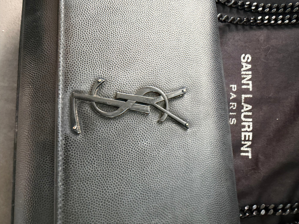 Yves Saint Laurent So Black Leather Chain Crossbody Bag