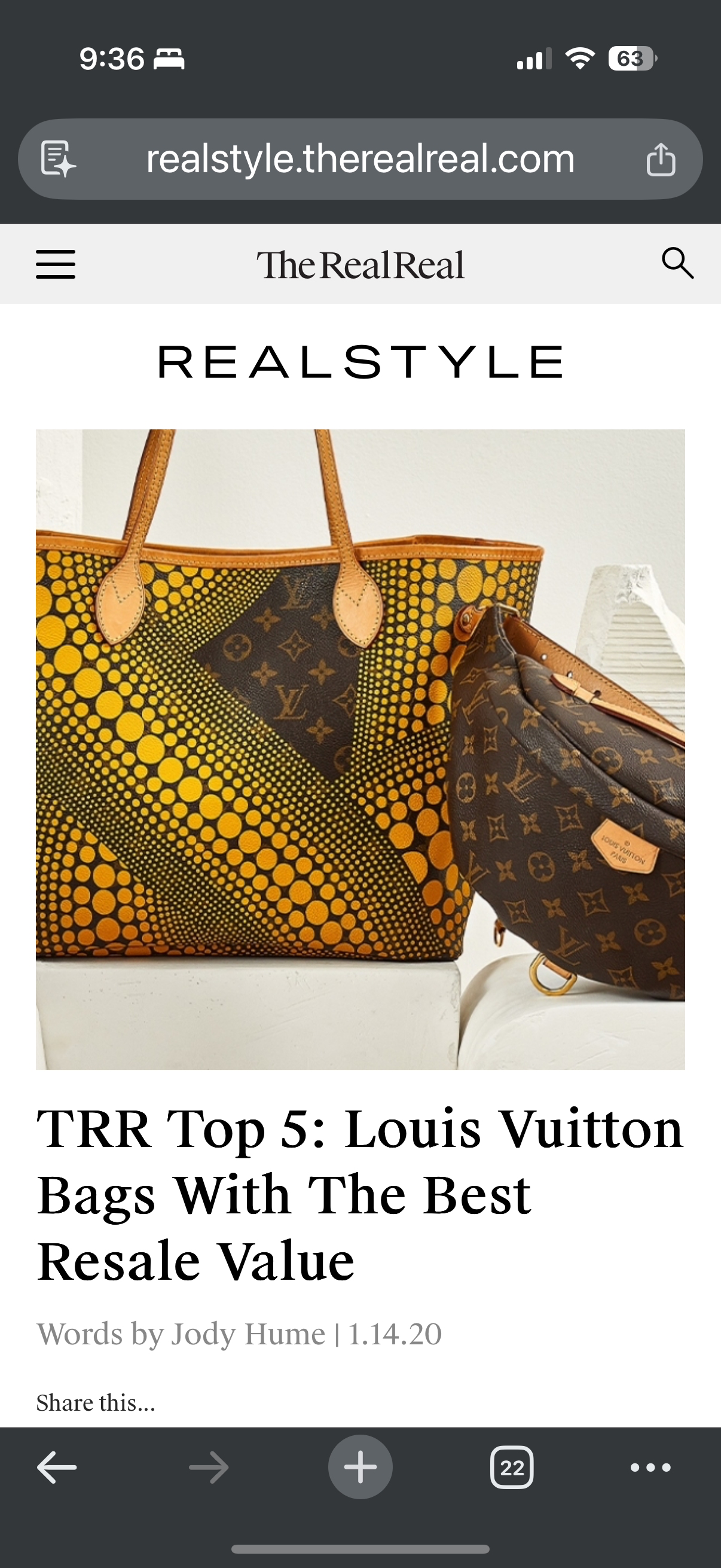 Rare Louis Vuitton Yayoi Kusama Collab Tote Bag Yellow Wave Neverfull MM