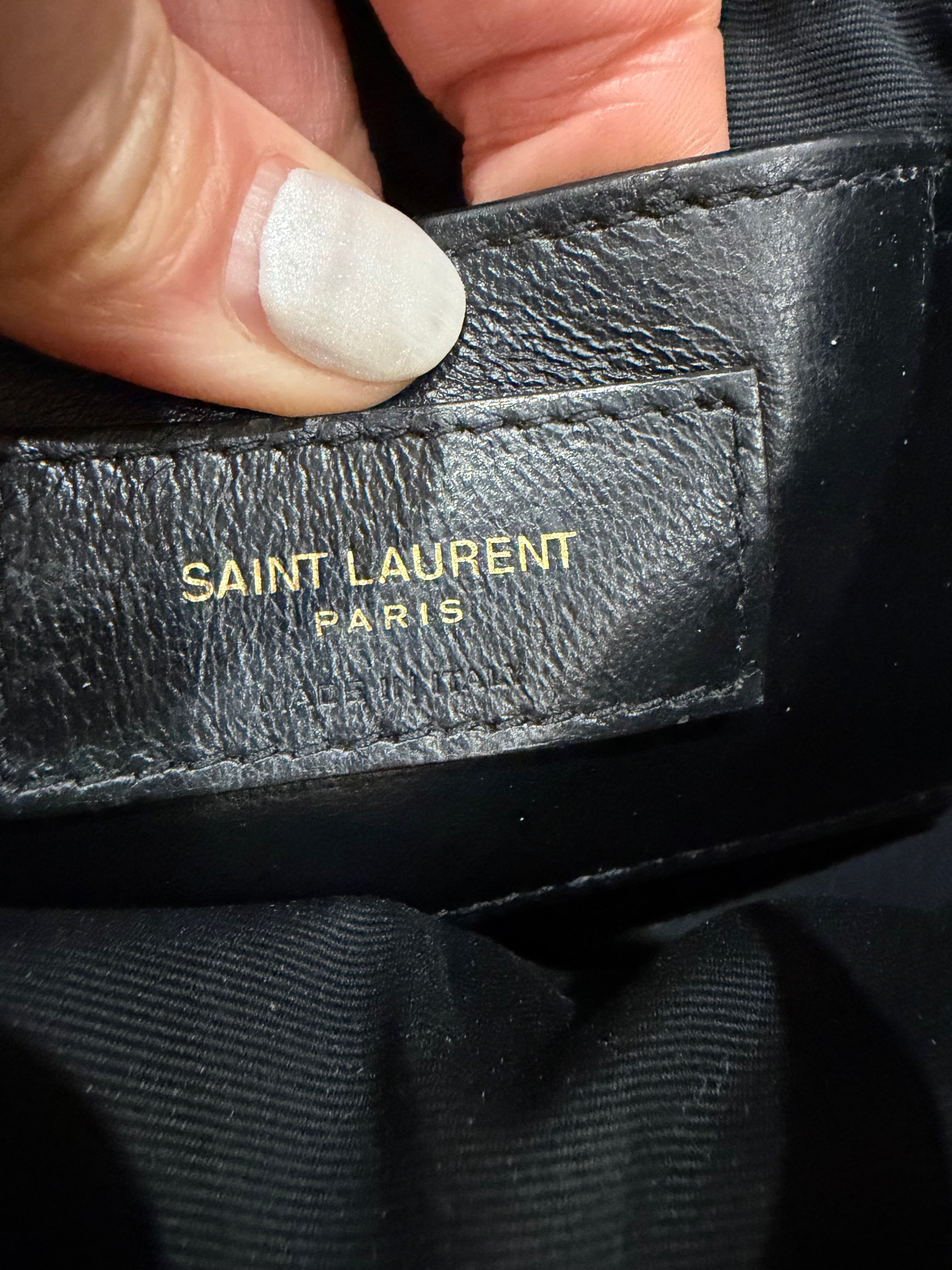 YVES SAINT LAURENT 80s Vanity Bag in Beige