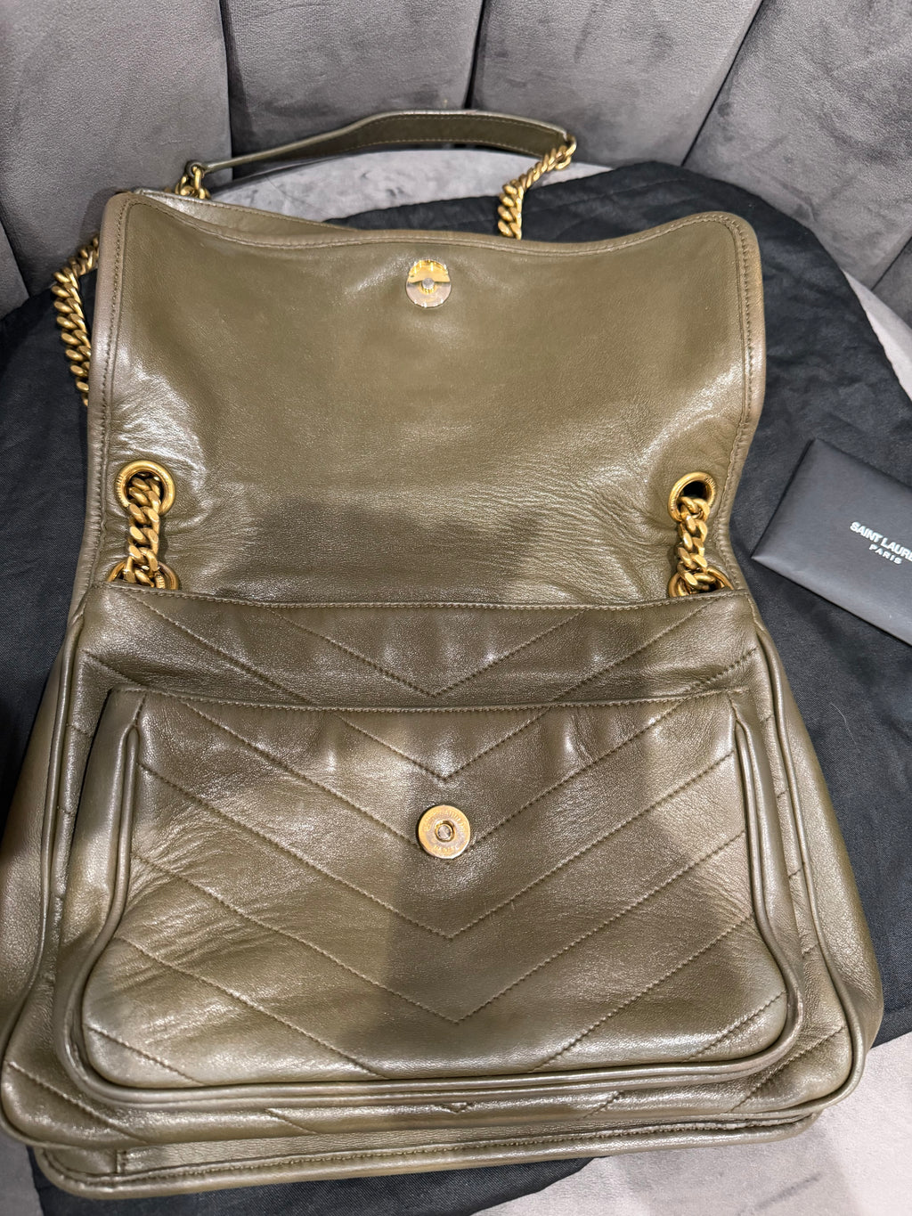 Saint Laurent Niki Chain Flap Bag in Medium